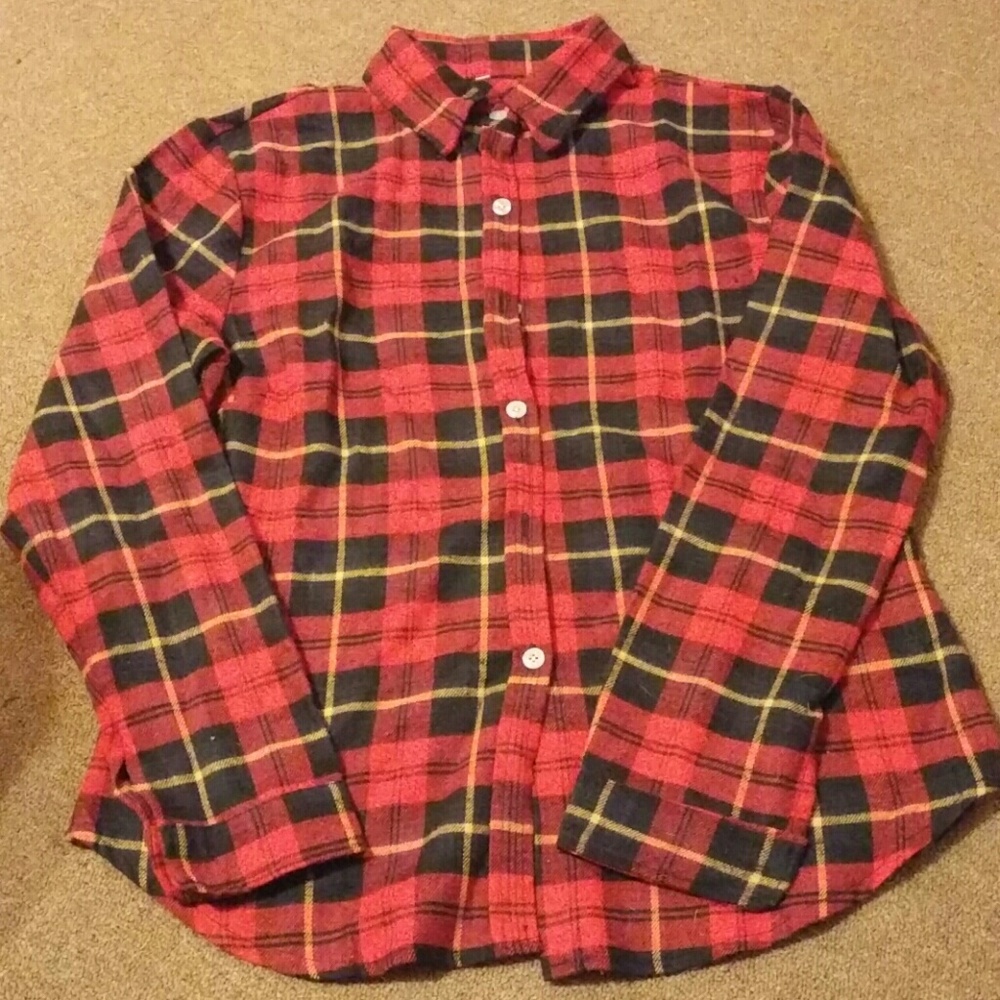 NWOT- Flannel shirt sized XL but fits M - L